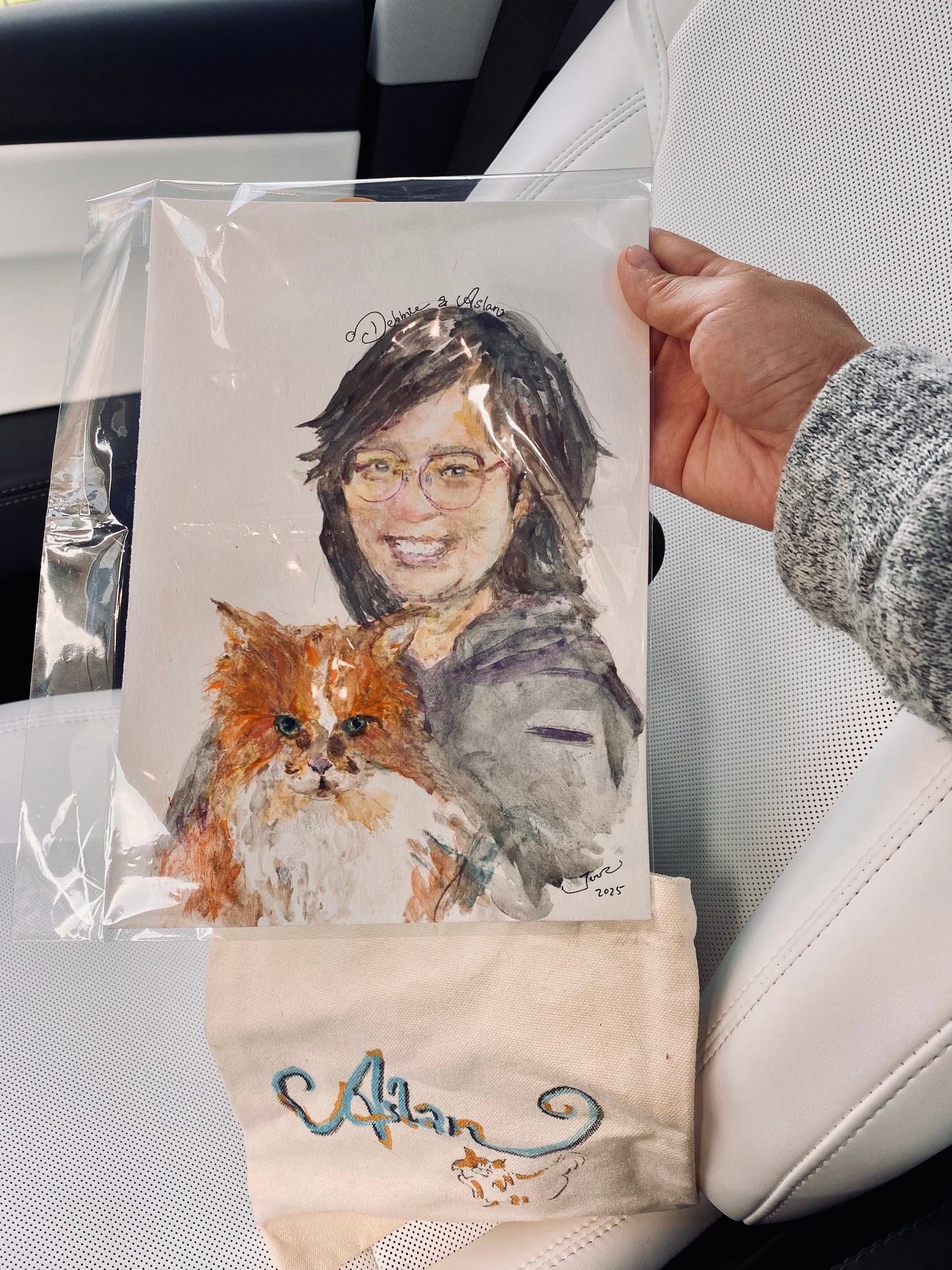 Customize Owner and Pet Portrait in Water Color