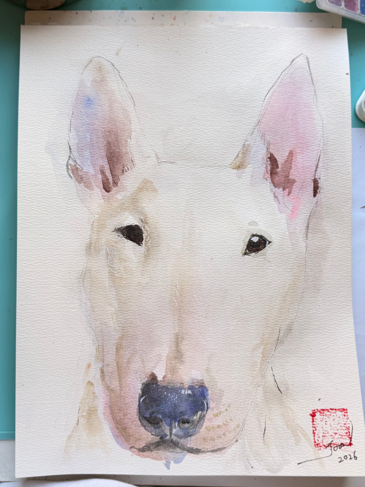 Customize Pet Portrait 29.7x 42.0cm (A3)